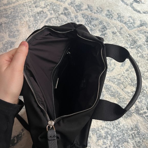 Giorgio Armani Men\'s Soft Nylon & Leather Backpack - BRAND NEW WITH TAGS